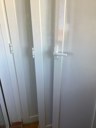 2 puertas robustas aluminio blanco ver fotos