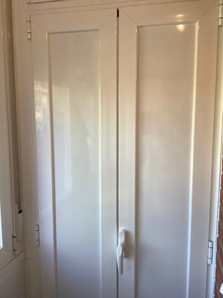 2 puertas robustas aluminio blanco ver fotos