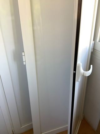 2 puertas robustas aluminio blanco ver fotos