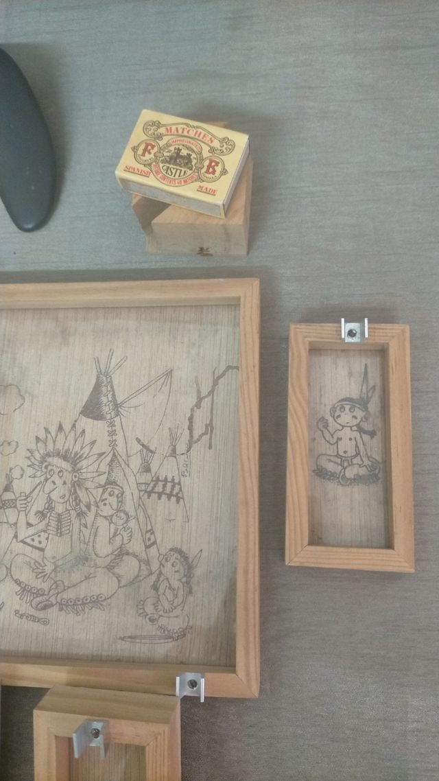 PILARÍN BAYÉS -- CENICERO DE MADERA