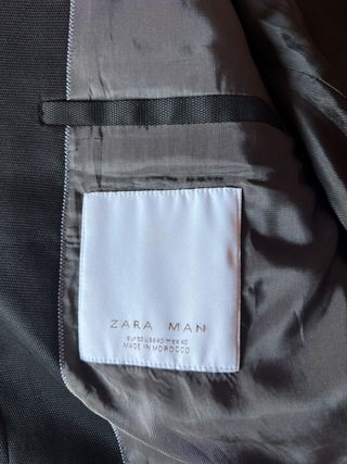 Traje Zara Man negro
