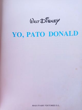 YO, PATO DONALD INTEGRAL MAS-IVARS EDITORES DISNEY