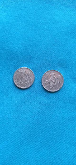 5 Pesetas Franco 1957