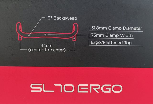 Manillar ZIPP SL 70 carbono