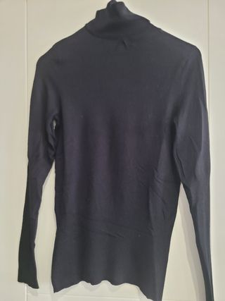 Jersey mujer cuello vuelto Bershka