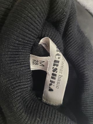 Jersey mujer cuello vuelto Bershka