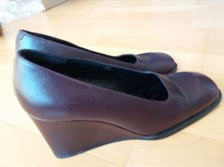 Zapatos Tacón Cuña Zara 