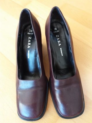 Zapatos Tacón Cuña Zara 