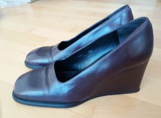 Zapatos Tacón Cuña Zara 