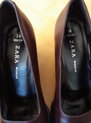 Zapatos Tacón Cuña Zara 