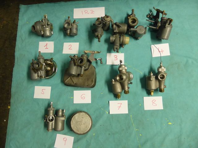 Vendo carburadores IRZ para moto antigüa