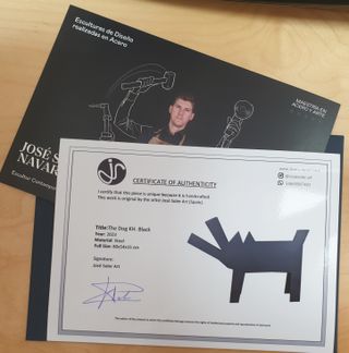 Escultura Moderna realizada a mano