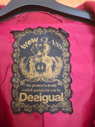 Abrigo Desigual Vintage. Talla 44