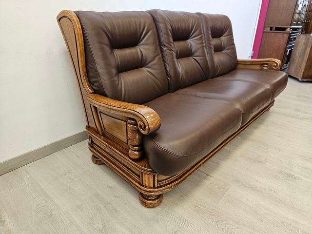 SOFAS DE PIEL MARRÓN