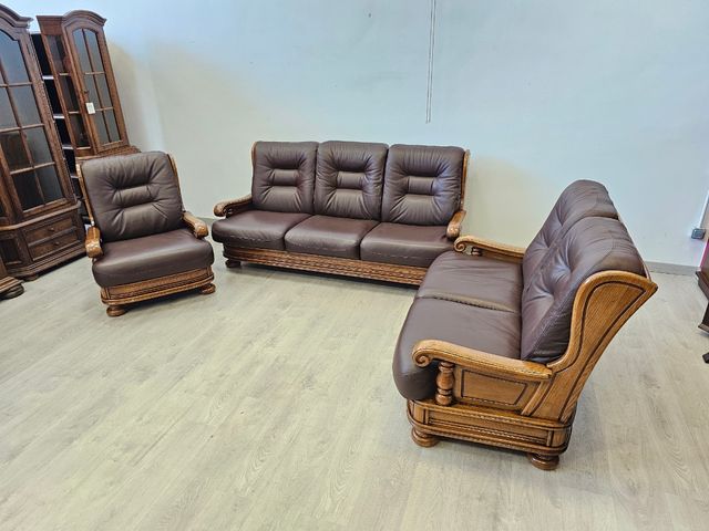 SOFAS DE PIEL MARRÓN