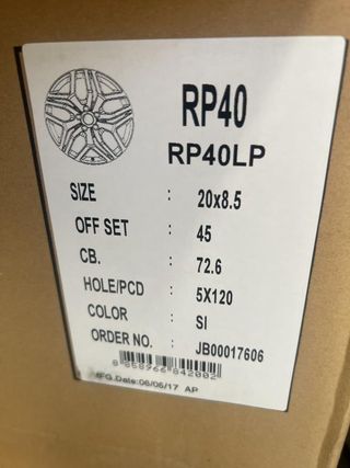 Juego Llantas 20 pulgadas para Volkswagen T5 T6