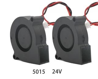 2 TURBO VENTILADORES 5015 PARA IMPRESORAS 3D