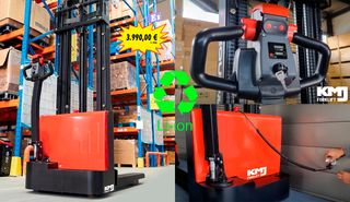 Apilador Nuevo 1.200 Kg a 3.600 mm. Baterías LITIO