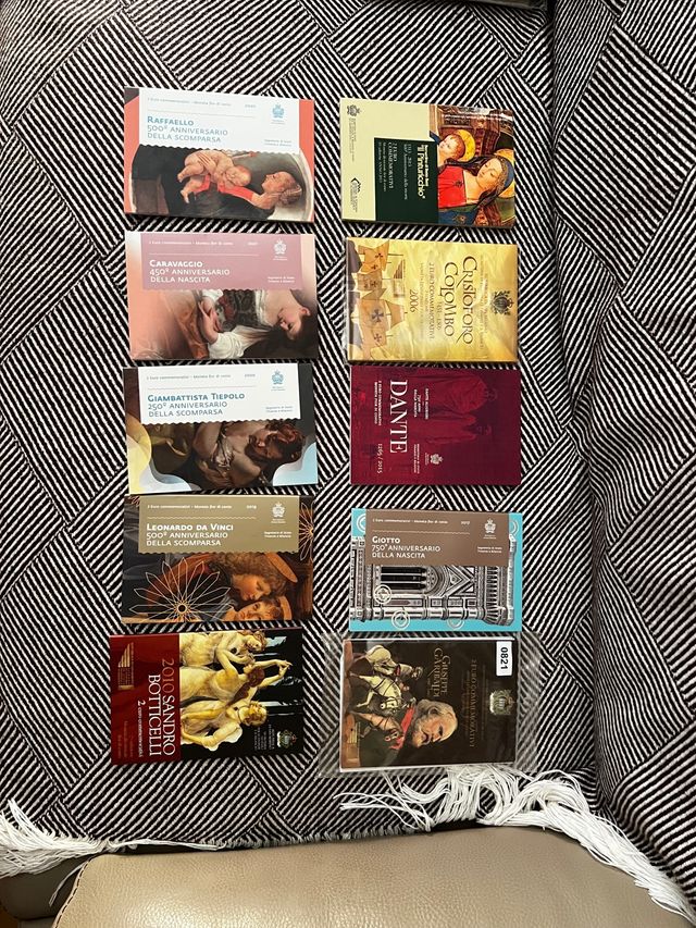 Coleccion Lote monedas san marino varios años