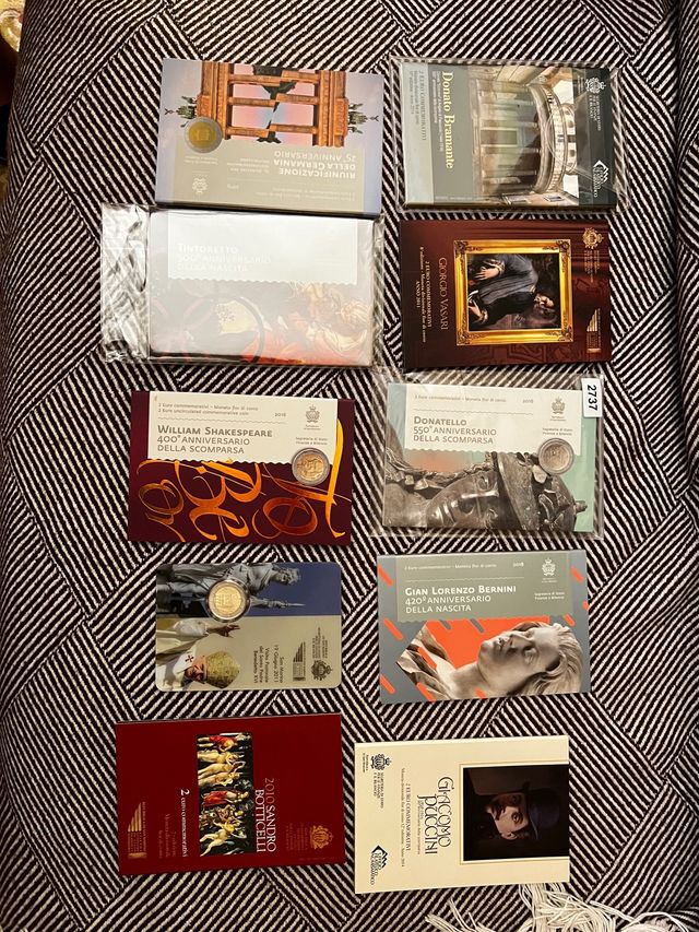 Coleccion Lote monedas san marino varios años