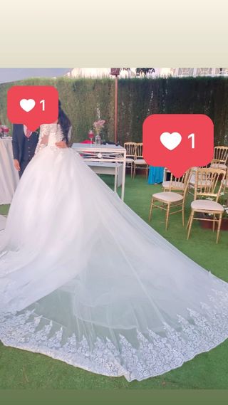 VESTIDO DE NOVIA  + CAN CAN ( precio negociable ) 