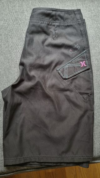 Bañador boardshort Hurley negro T.42 nuevo