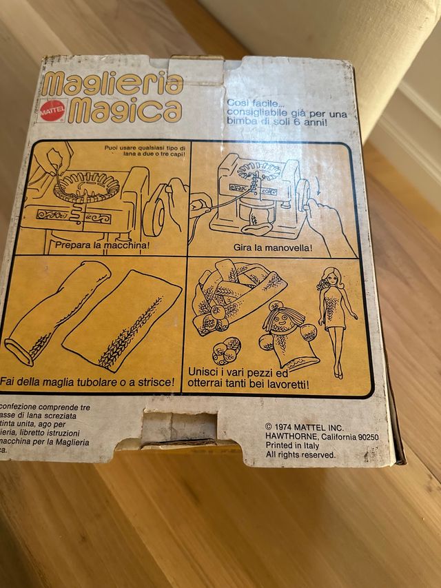 Gioccattolo Mattel 1967