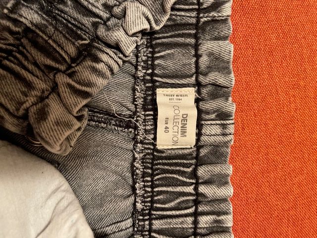 Jeans vita alta elastico