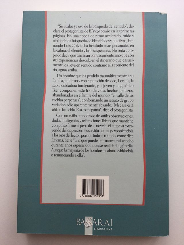 Libro EL VIAJE OCULTO