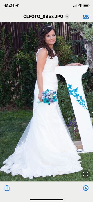 Vestido novia vértice gala