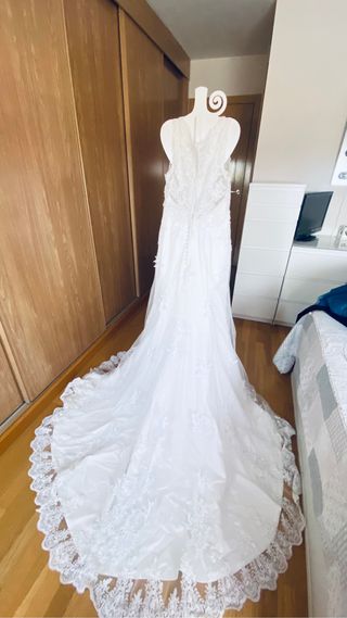 Vestido novia vértice gala