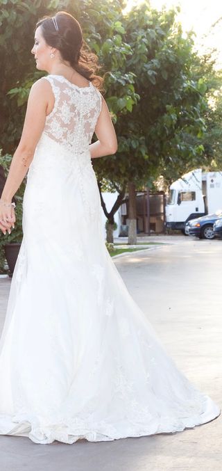 Vestido novia vértice gala