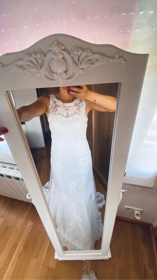 Vestido novia vértice gala