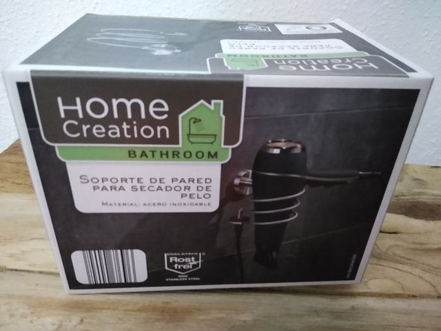 Soporte de pared para secador de pelo