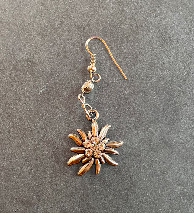 Edelweiss Earring with Crystals