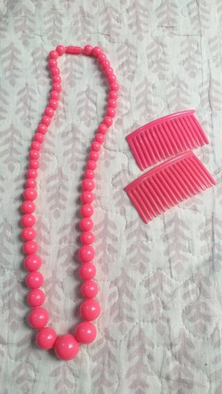 Accesorios de feria niña color fucsia