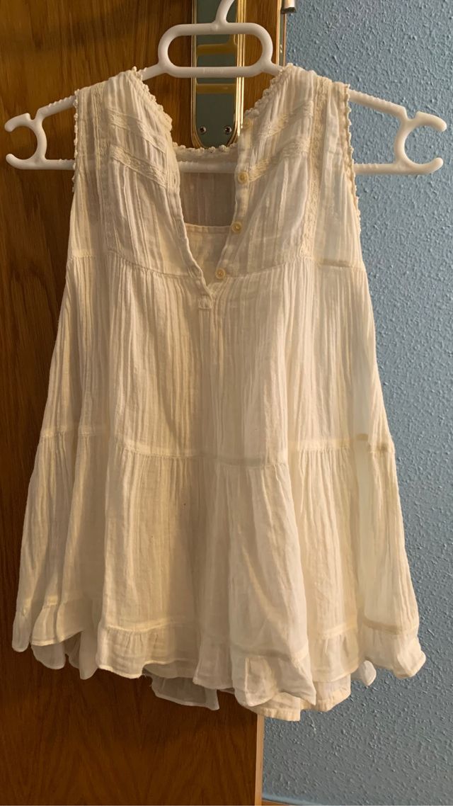 Vestido blanco niña verano