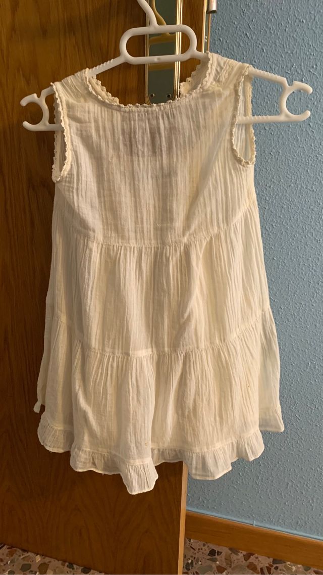 Vestido blanco niña verano