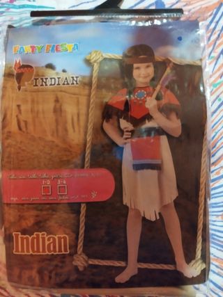Disfraz niña India