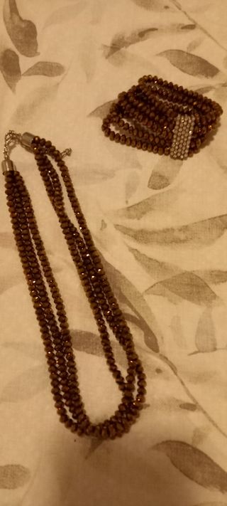 Conjunto collar y pulsera