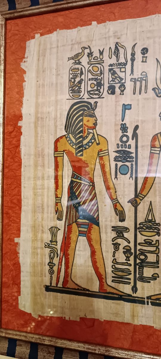 Cuadros pergamino egipcio autentico