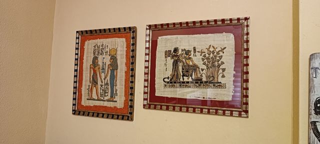 Cuadros pergamino egipcio autentico