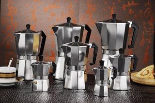 Cafetera espresso de aluminio