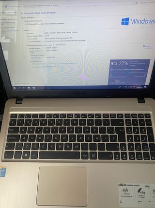 Portátil asus i3 5 generacion 4g w10