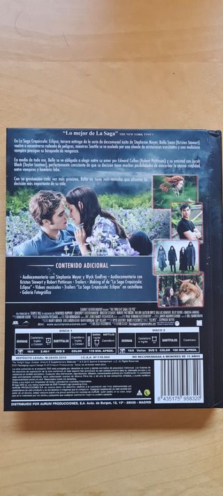 eclipse saga crepusculo edicion especial