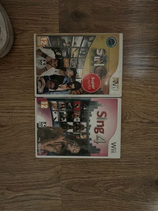 pack juegos wii sing 