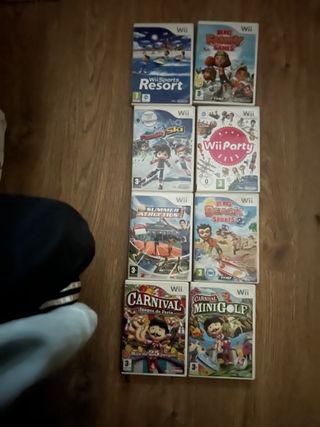 pack de 7 juegos multideporte wii 