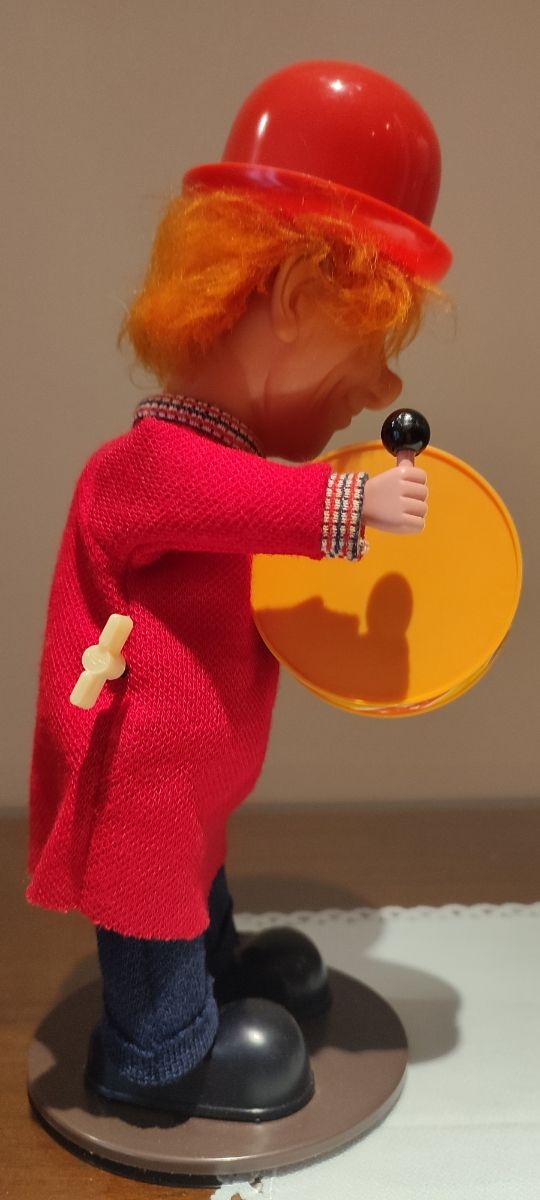 Coleccionista. Juguete antiguo payaso fofó 