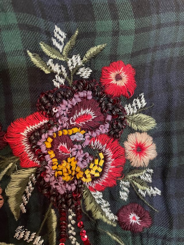 Camisa zara con flores