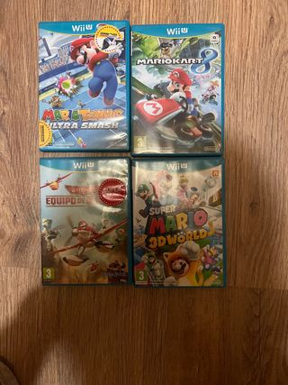 packs de 4 juehos wii u 